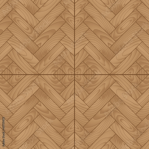 Fototapeta Naklejka Na Ścianę i Meble -  Wooden parquet floor with natural pattern