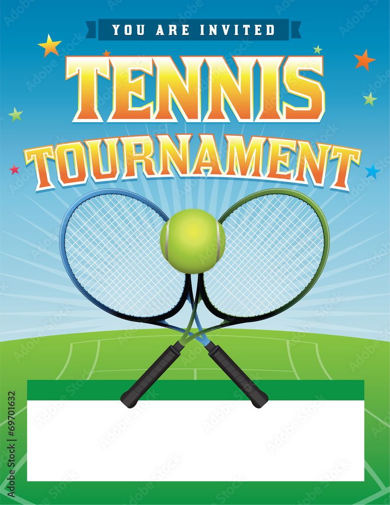 Tennis Tournament illustration