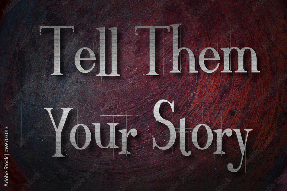 Fototapeta premium What is your story Concept
