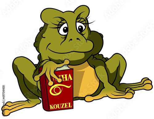 Frog And Book Of Spell