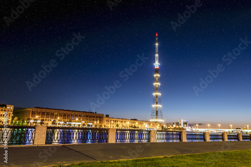 The TV Tower of the Leningrad Radiotelevision transmission Cente photo