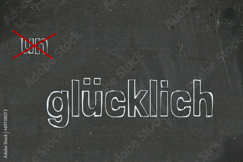 glücklich