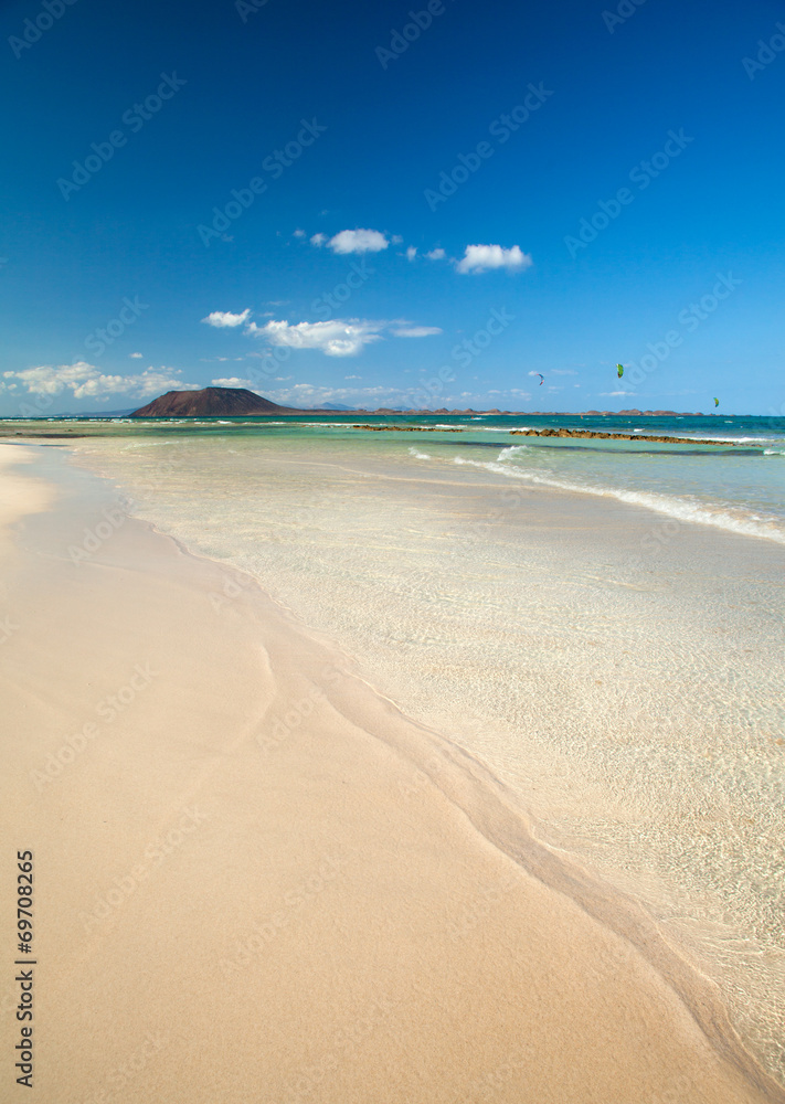 Fototapeta premium Fuerteventura, Flag Beach