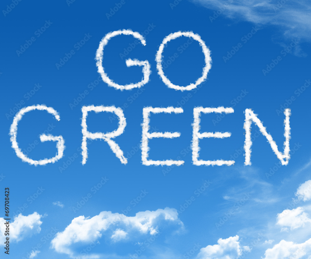 Cloud go green Cloud go green
