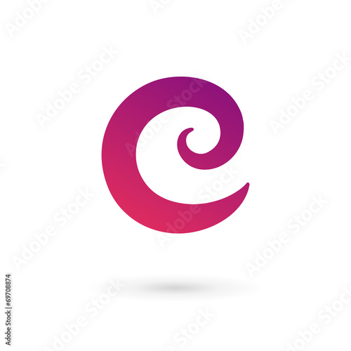 Letter C logo icon design template elements.