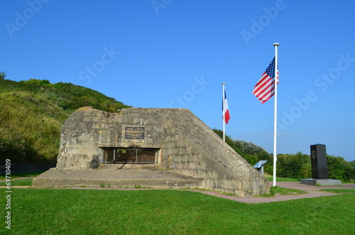 Monument 2th ID US - plage d'Omaha beach photo