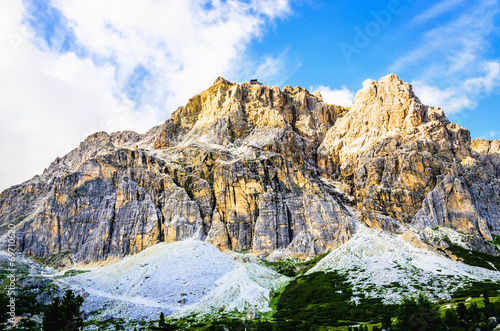 Italian Dolomites landscape, Dolomites Mountains, Italy