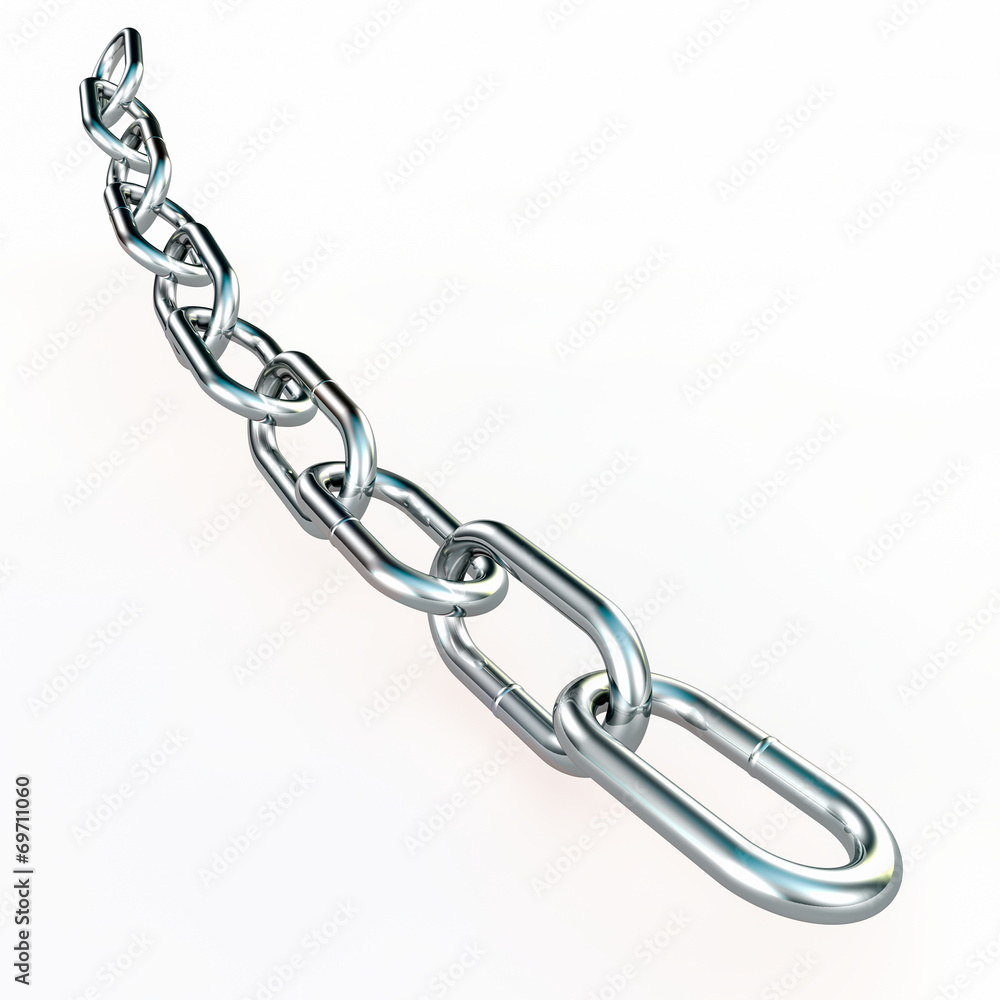 Fototapeta premium 3d render chains