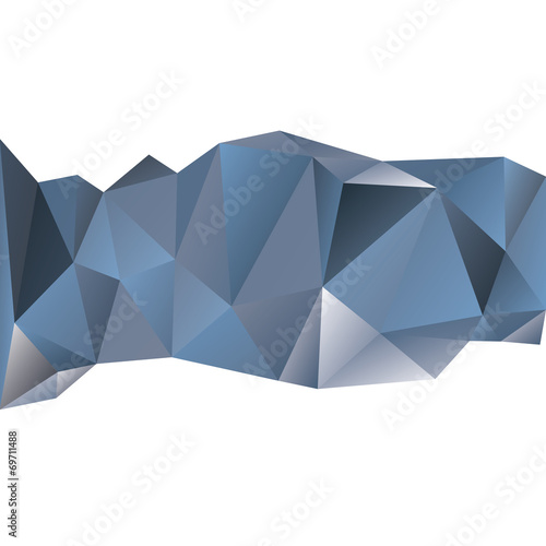 An abstract polygon style vector background