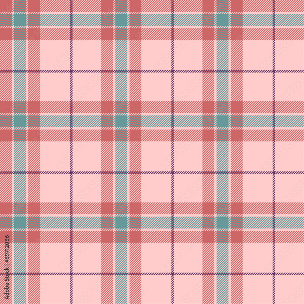 Fototapeta premium Seamless tartan pattern