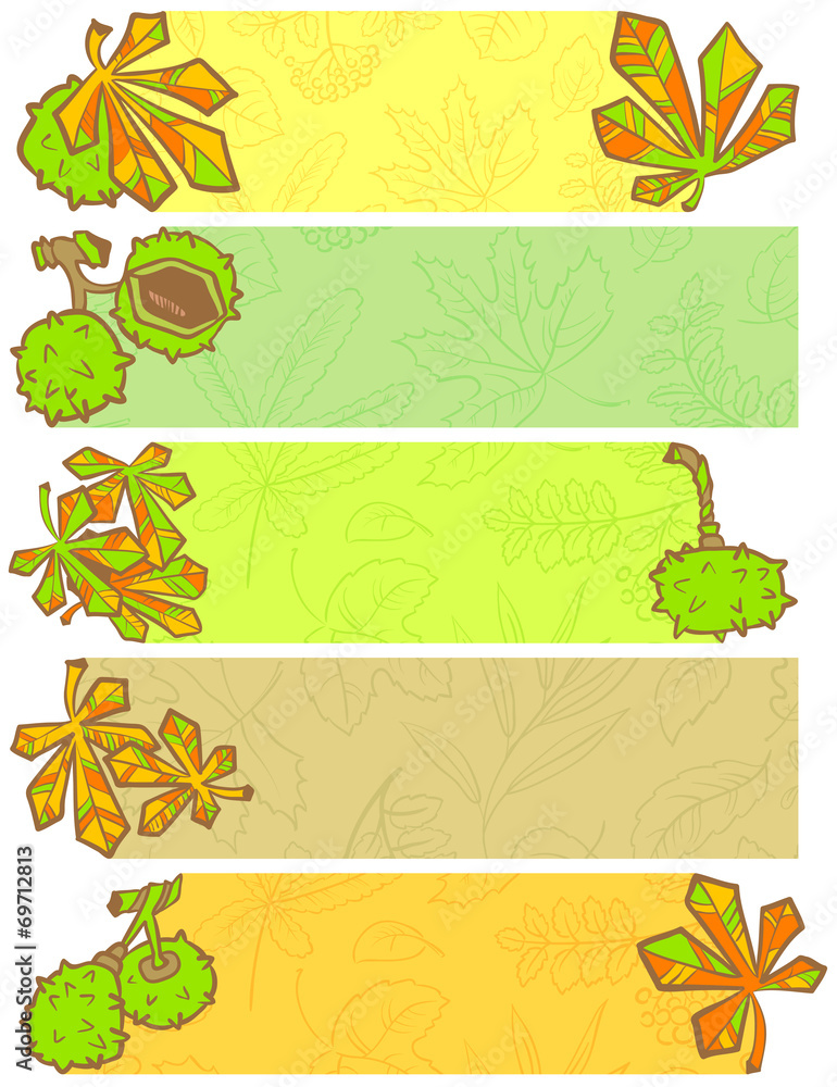 Fall banners