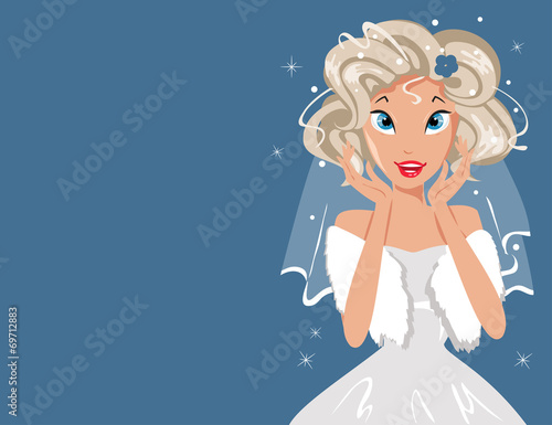 happy bride