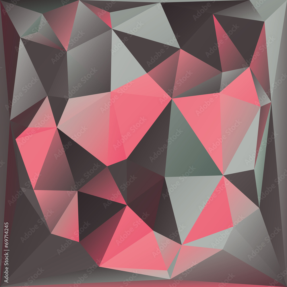 Fototapeta premium An abstract polygon style vector background