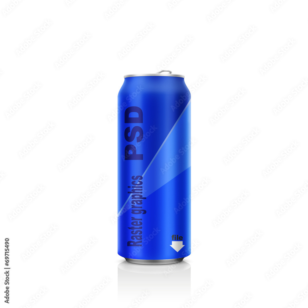 Psd,fopmats,aluminium can.