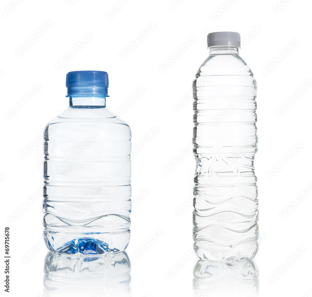 Plastic water bottle isolate Plastic water bottle isolate