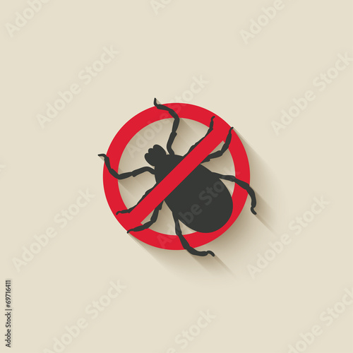mite warning sign