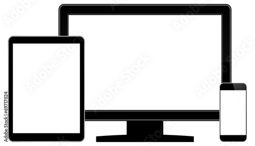 Computer Monitor And Modern Communication Gadgets