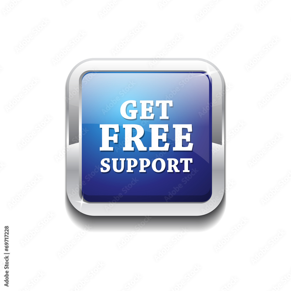 Free Support Glossy Shiny Rounded Corner Vector Button Free Support Glossy Shiny Rounded Corner Vector Button
