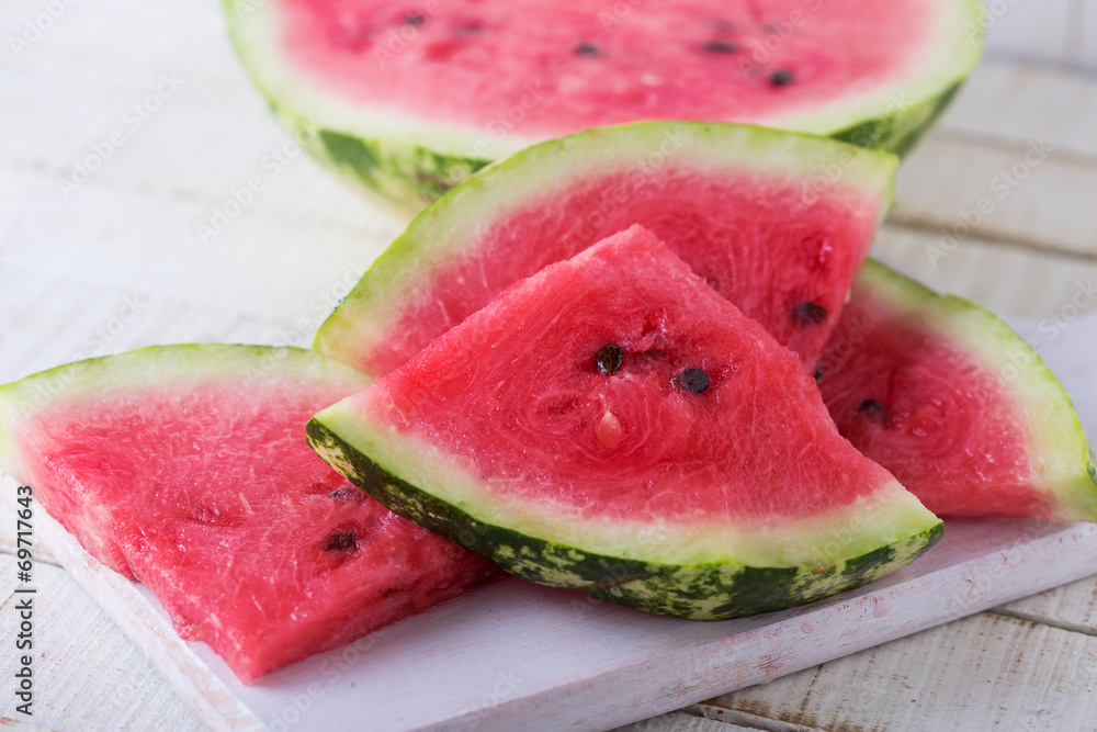 Sliced watermelon Sliced watermelon