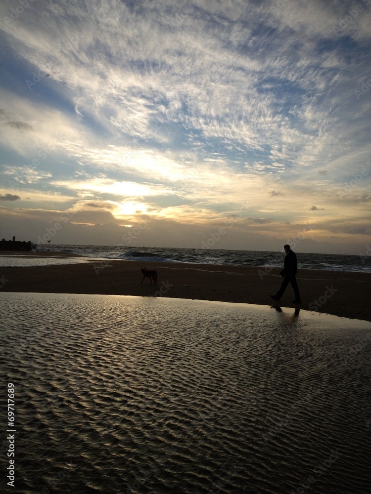 Fototapeta premium Strandspaziergang
