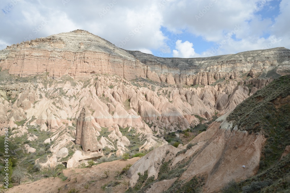 Fototapeta premium Magnificent rock landscape in Cappadocia.
