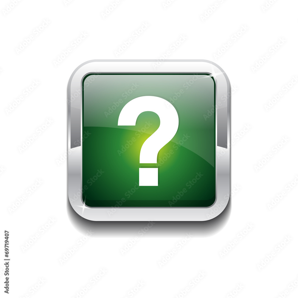 Help Rounded Rectangular Vector Green Web Icon Button Help Rounded Rectangular Vector Green Web Icon Button