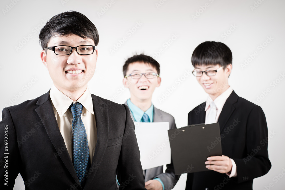 Group of business people. Business team Isolated on white backgr Group of business people. Business team Isolated on white backgr