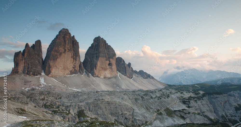 Fototapeta premium Tre cime di Lavaredo (Dolomiti)