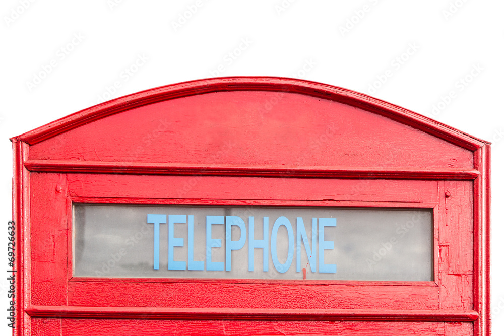 red phone booth isolated on white background red phone booth isolated on white background