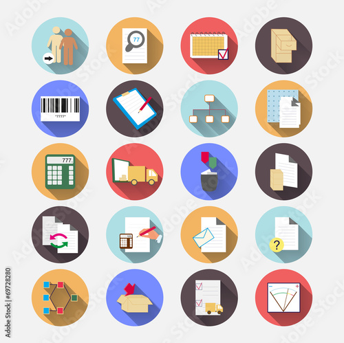 Web icons for warehouse