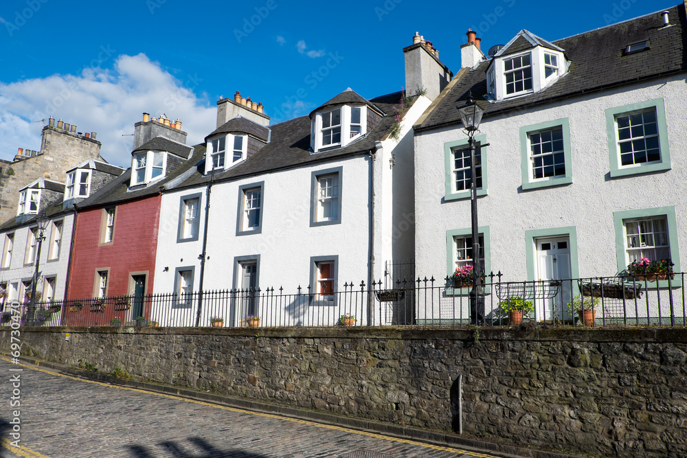 Typical houses in South Queensferry Typical houses in South Queensferry