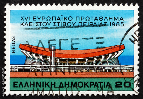 Postage stamp Greece 1985 The Peace and Friendship Stadium photo