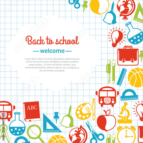 back to school background for school