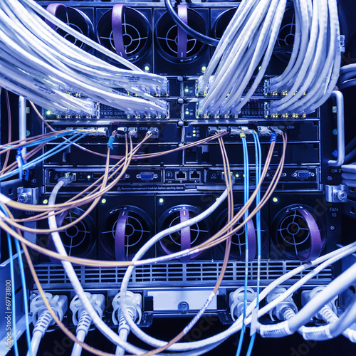 rack in the data center