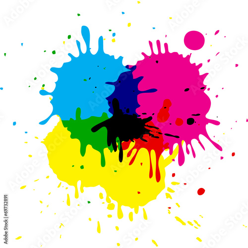 CMYK stains