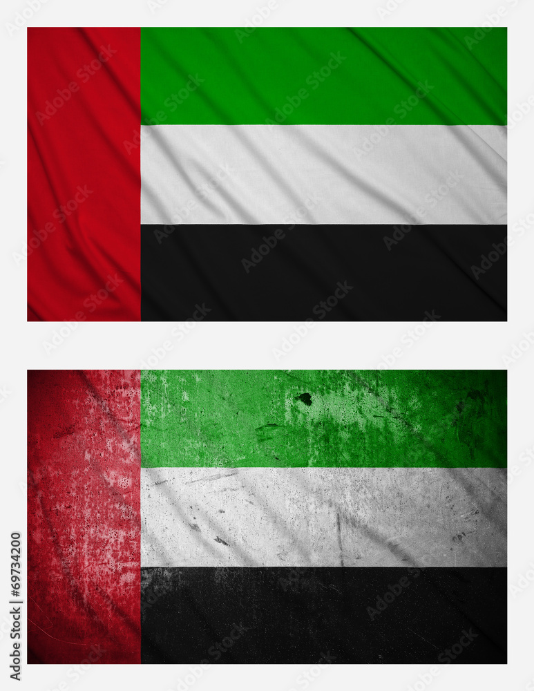 flags of United Arab Emirates