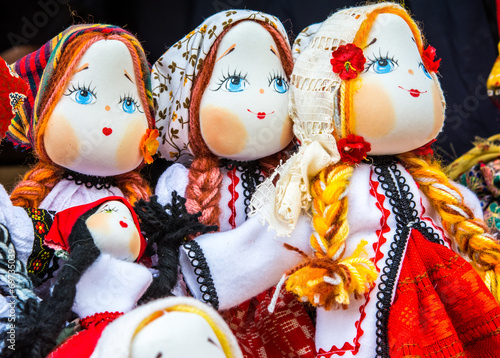 Handmade romanian dolls