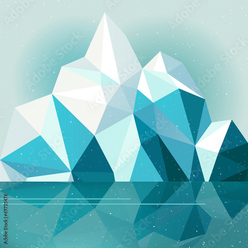 Winter mountain landscape
