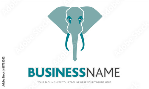 logo elefante, elefante, natura, pensante, forza, potenza