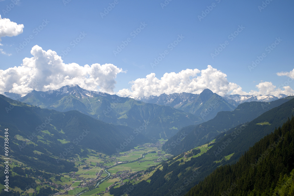 Fototapeta premium Zillertal - Alpen