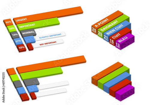 Editable vector infographic elements