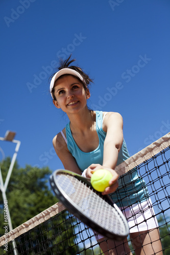 Playing tennis © Sebastian Duda