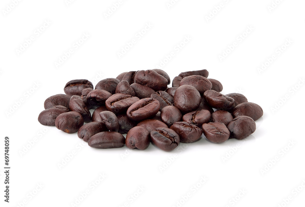 Coffee bean isolated on white background Coffee bean isolated on white background