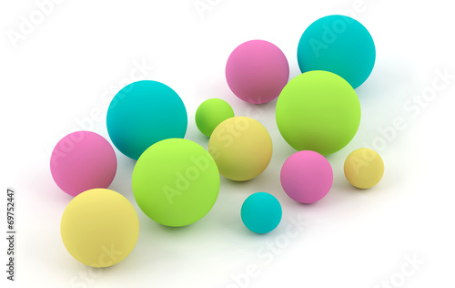 Colorful spheres © koolander