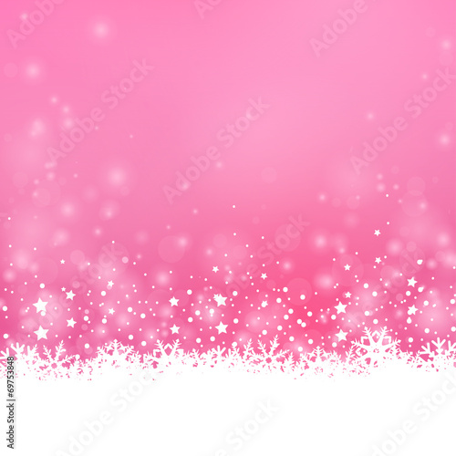 Weihnachten Hintergrund mit Schnee und glitzernden sternen