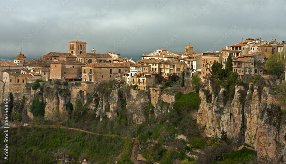 Top view of the city. Cuenca, Spain