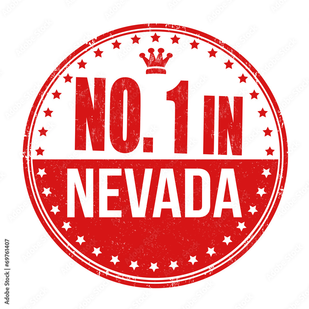 Number one in Nevada stamp