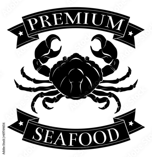 Premium sea food label