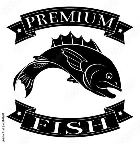 Premium fish icon