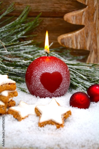 Weihnachtskarte - Dekoratio...